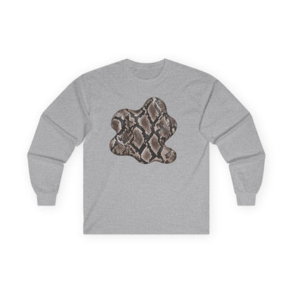 Snake | Grey Snakeskin Abstract Long Sleeve Tee (multiple shades)