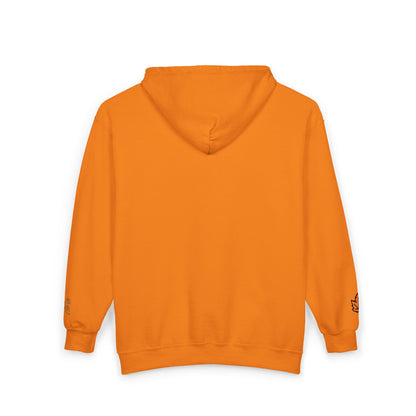 Harvest Haze | 'Cozy Season' Zip Hoodie — Autumn Coffee & Leaves Full-Zip Sweatshirt