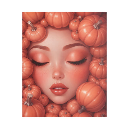 Harvest Muse4 | Harvest Glow, Stretched Satin Canvas Wall Art