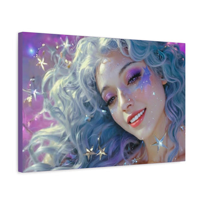 Winter Fantasy2 | Celestial Maiden Starlight, Matte Canvas Print