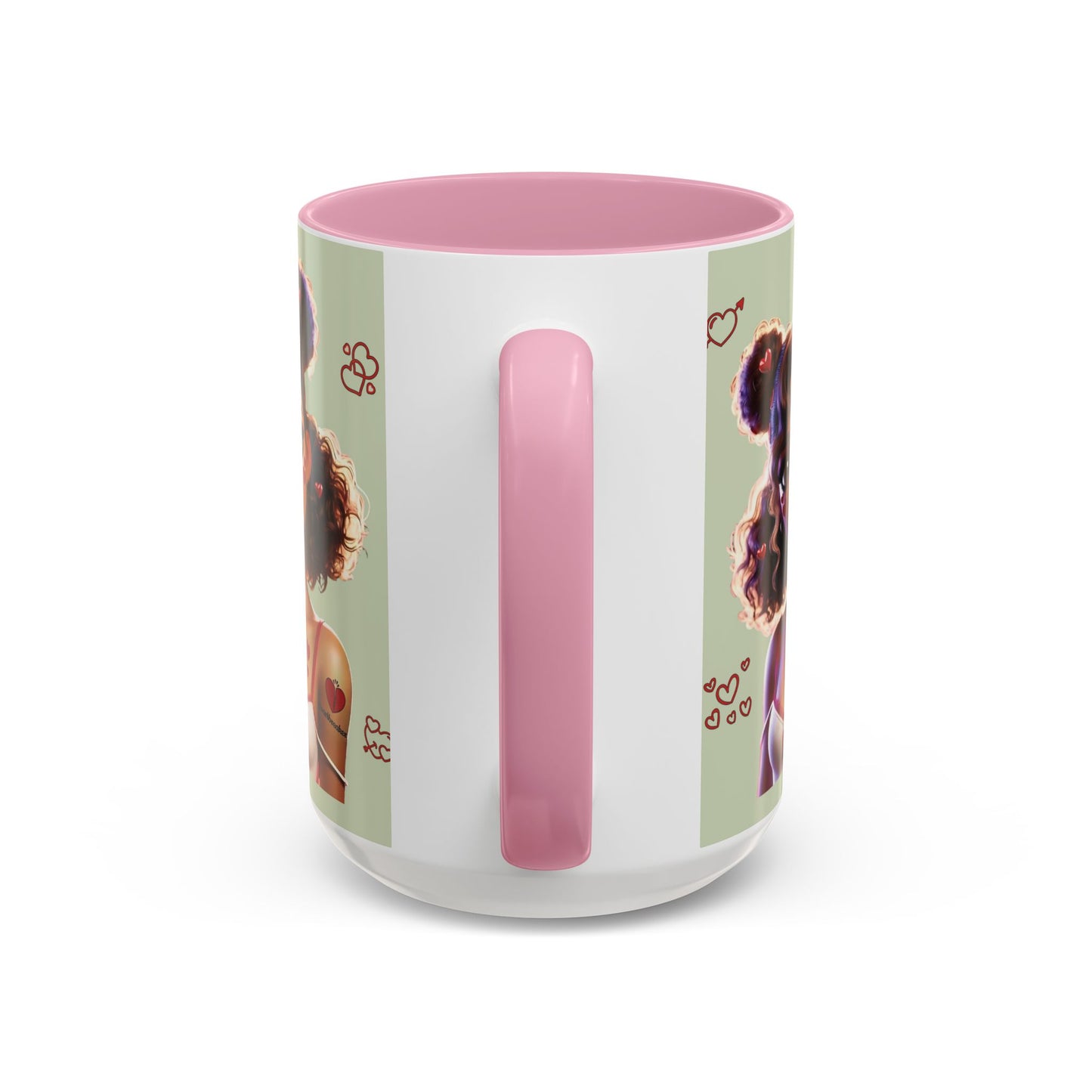Heartbreaker 2 | Kiwi - Coffee Mug, two-tone, 15 oz (multiple handle colors)