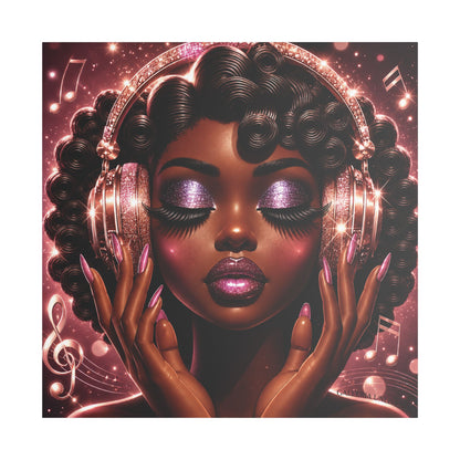 Soul in Stereo | The Sound, Satin Stretched Canvas