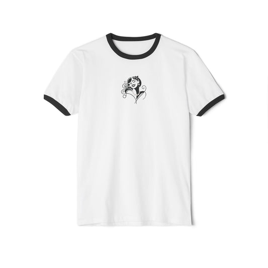 Pearls & Curls4| Plain Ringer Tee (heather grey or white)