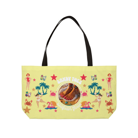 Sandy Toes | Weekender Tote Bag - Pineapple2 (two sides)