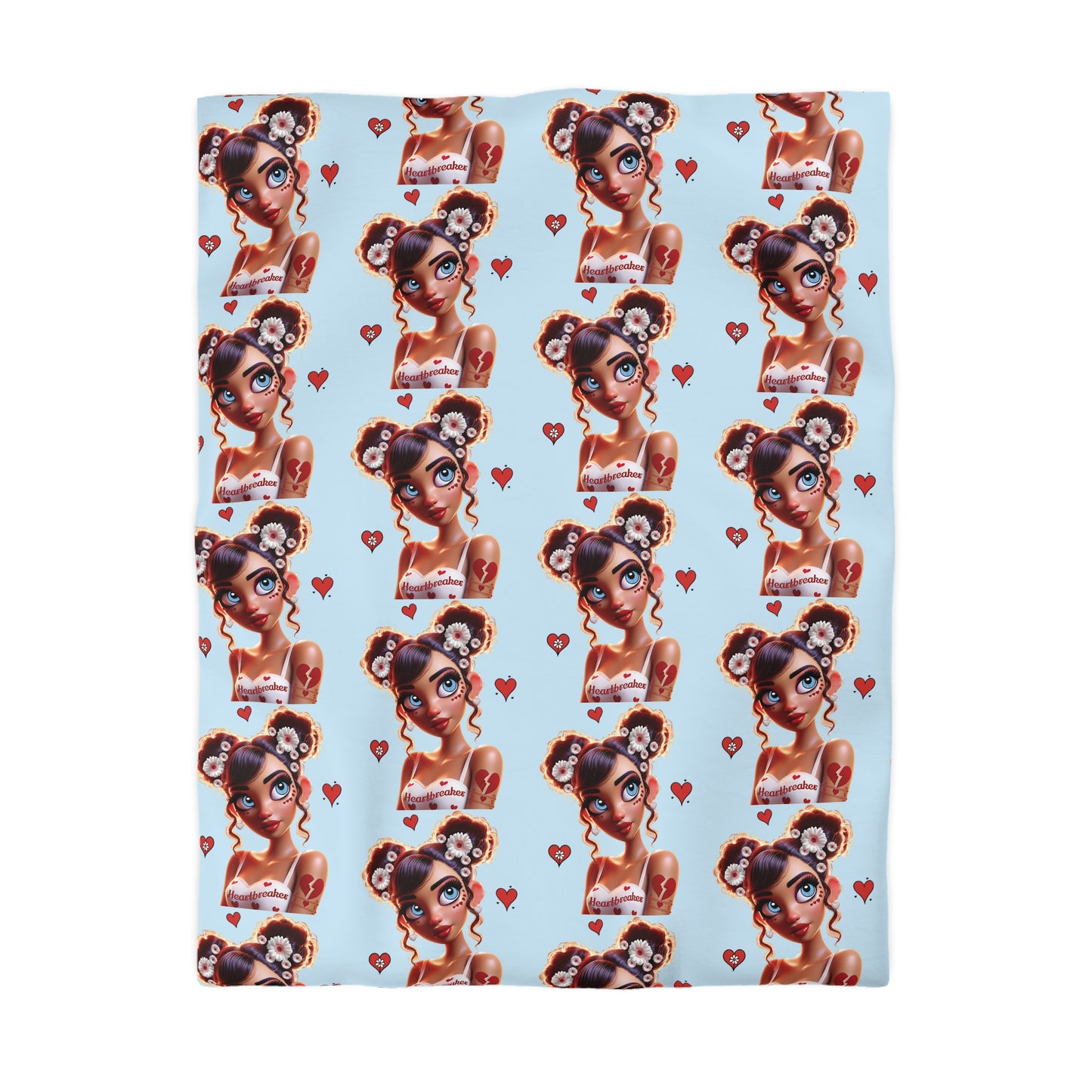 Heartbreaker 1 | Blueberry - Duvet, quilted (multiple sizes)