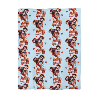 Heartbreaker 1 | Blueberry - Duvet, quilted (multiple sizes)