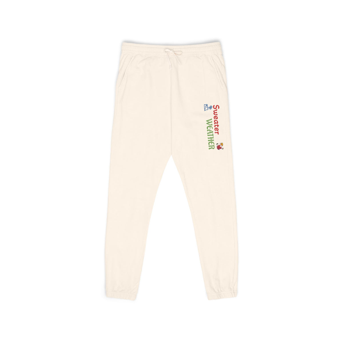Harvest Haze 9 | "Sweater Weather' Vertical Script Garment-Dyed Joggers