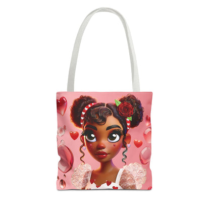 Heartbreaker Girl | Bubblegum - Tote Bag, two-tone (multiple sizes/handle colors)