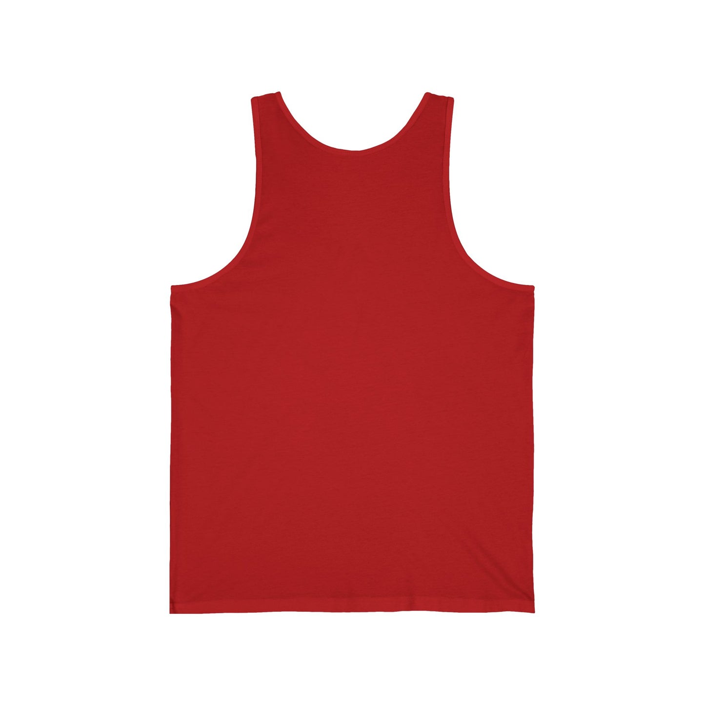 Pearls & Curls 1 | Ruby Kiss Red Jersey Tank