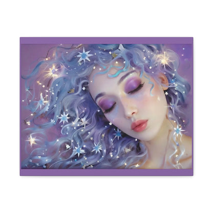 Winter Fantasy2 | Celestial Maiden Serenity Matte Canvas Print