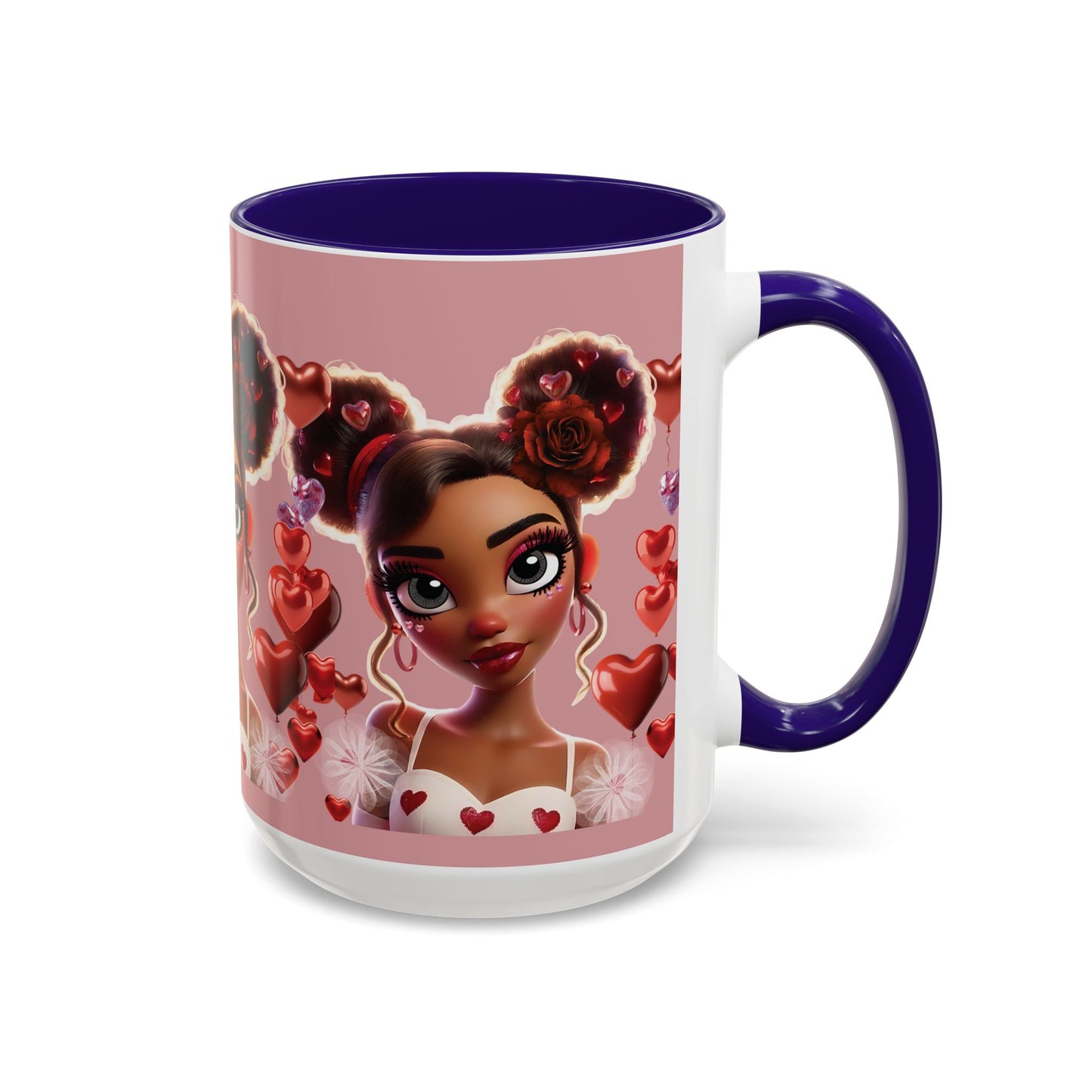 Heartbreaker 3| Cotton Candy - Coffee Mug, two-tone, 15 oz (multiple handle colors)