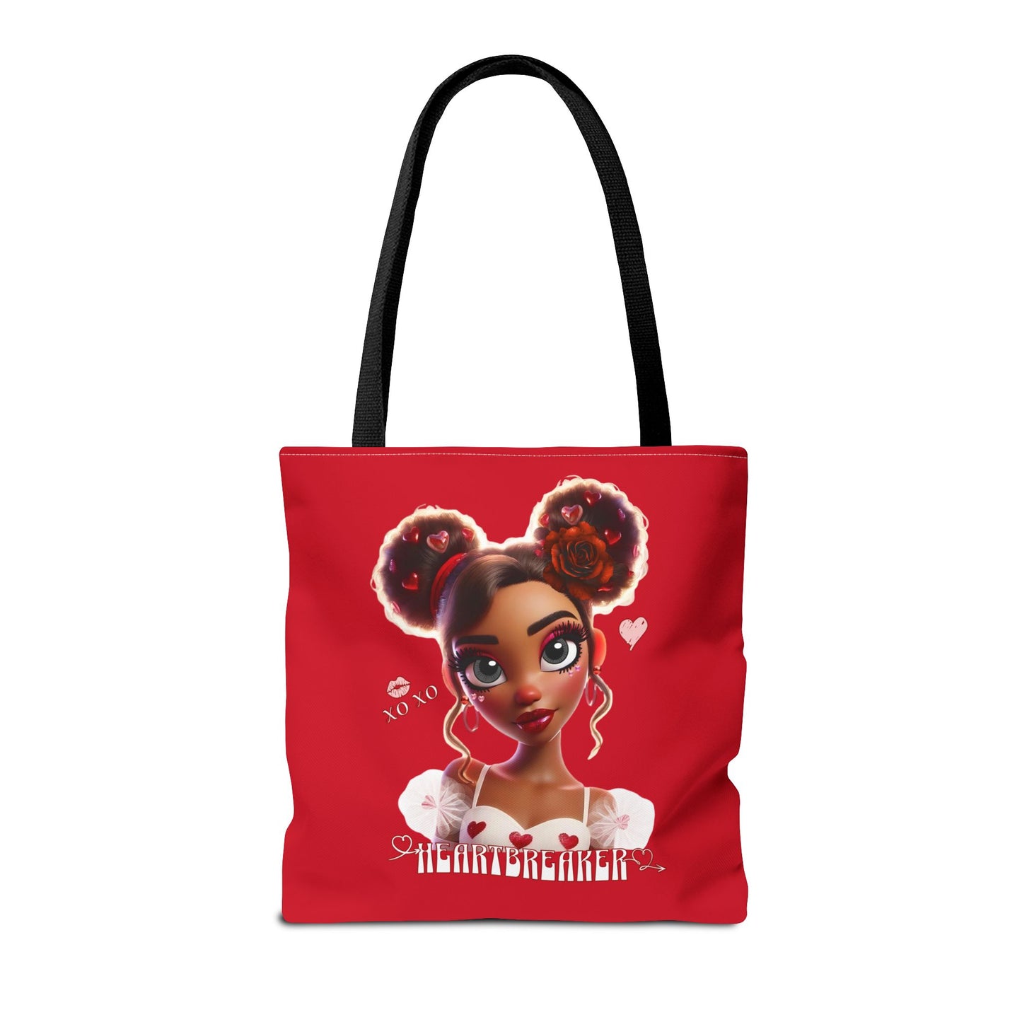 Heartbreaker 3 | Cherry - Tote Bag, two-tone (multiple sizes/handle colors)