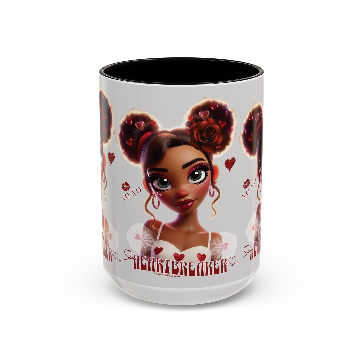 Heartbreaker 3| Ice - Coffee Mug, two-tone, 15 oz (multiple handle colors)