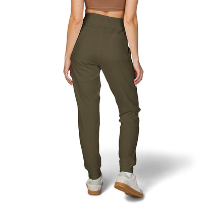 Harvest Haze | Hot Chocolate Gold Embroidered Sweatpants