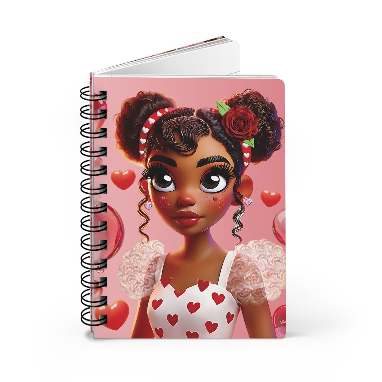 Heartbreaker Girl | Bubblegum - Spiral Notebook