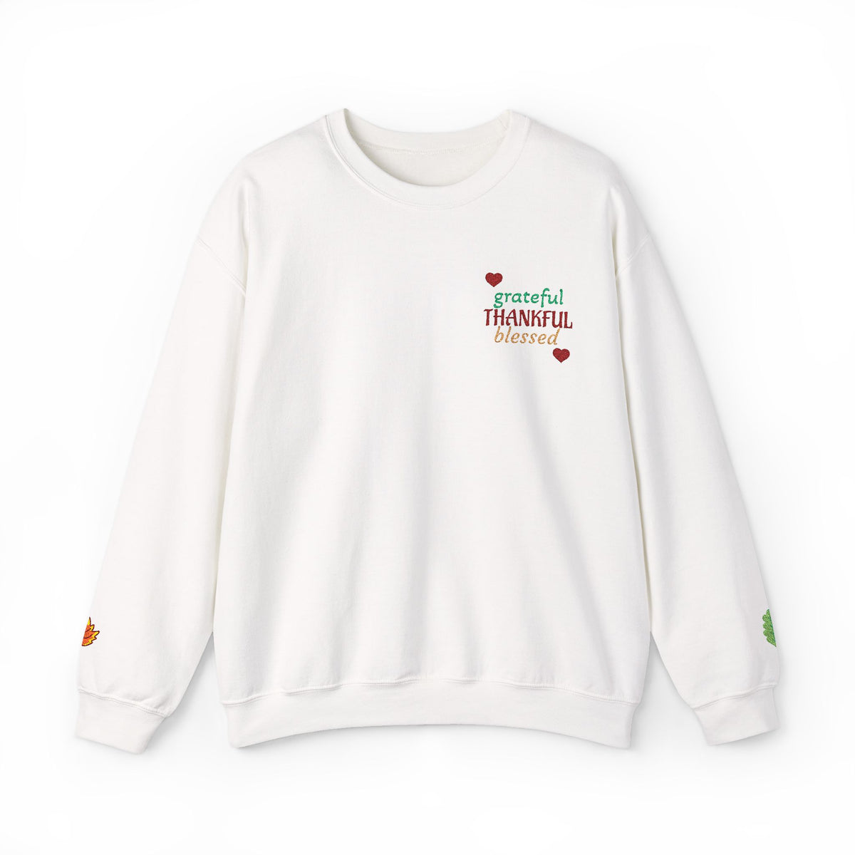 Harvest Haze 2 | Grateful, THANKFUL, Blessed Fall Crewneck Sweatshirt light colors)