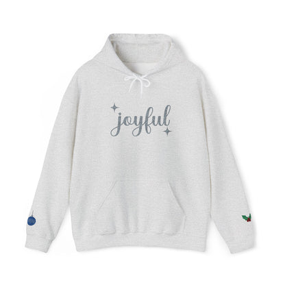The Joyful Edit1 | Joyful Silver Embroidered Hoodie (multiple colors)