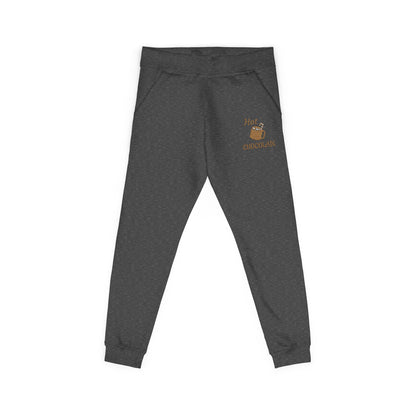Harvest Haze | Hot Chocolate Gold Embroidered Sweatpants