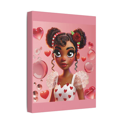 Heartbreaker Girl | Bubblegum - Canvas Print, satin (multiples sizes)