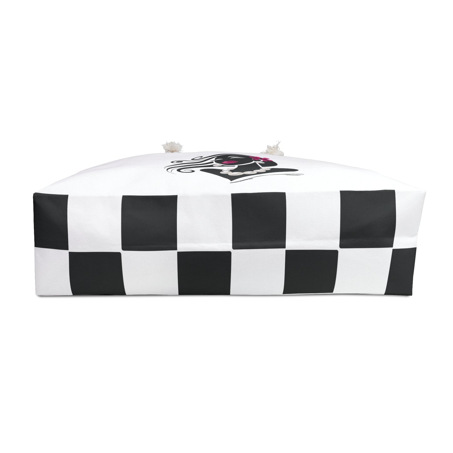 Pearls & Curls6 | White - Two-Sided Weekender Bag