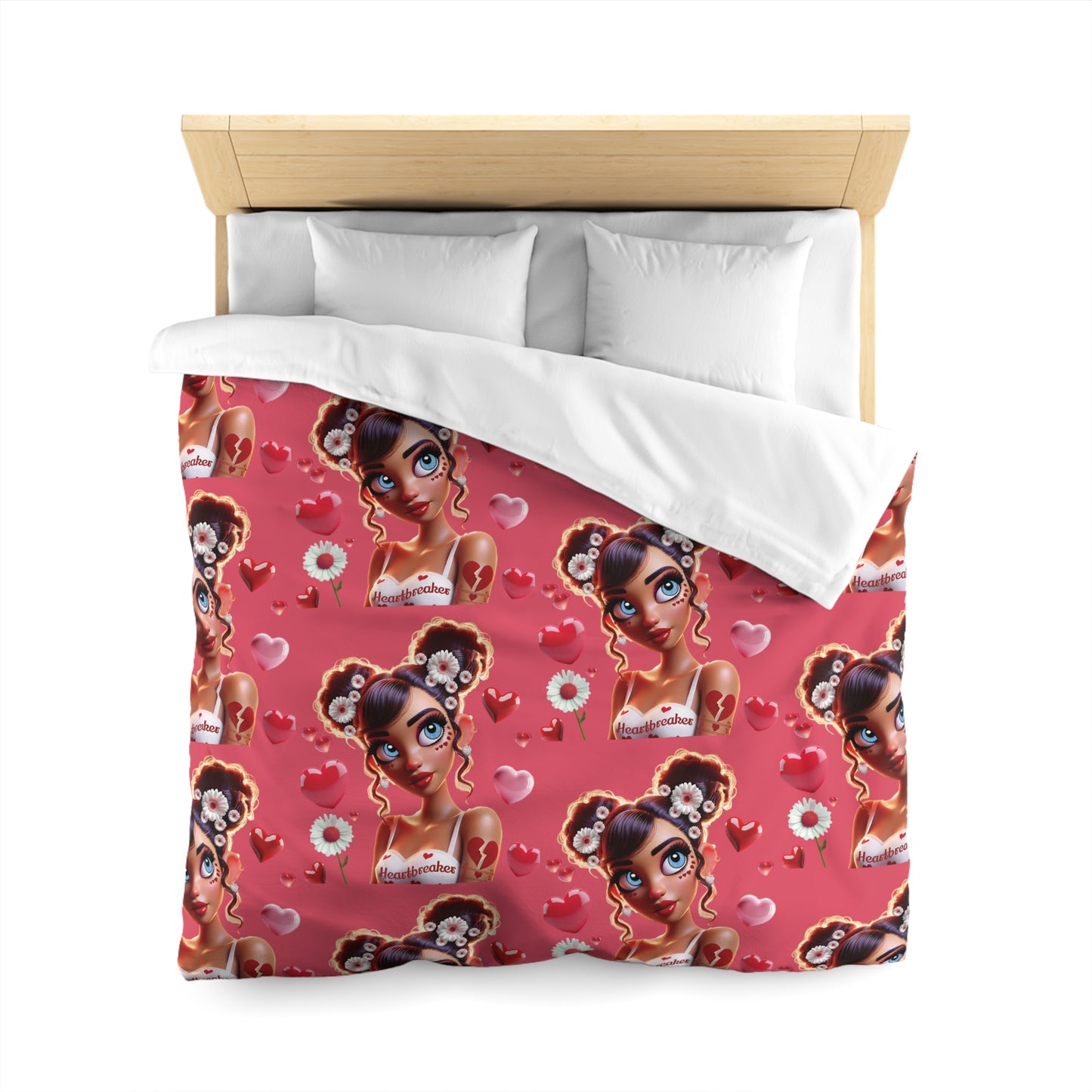 Heartbreaker 1 | Raspberry - Duvet, quilted (multiple sizes)