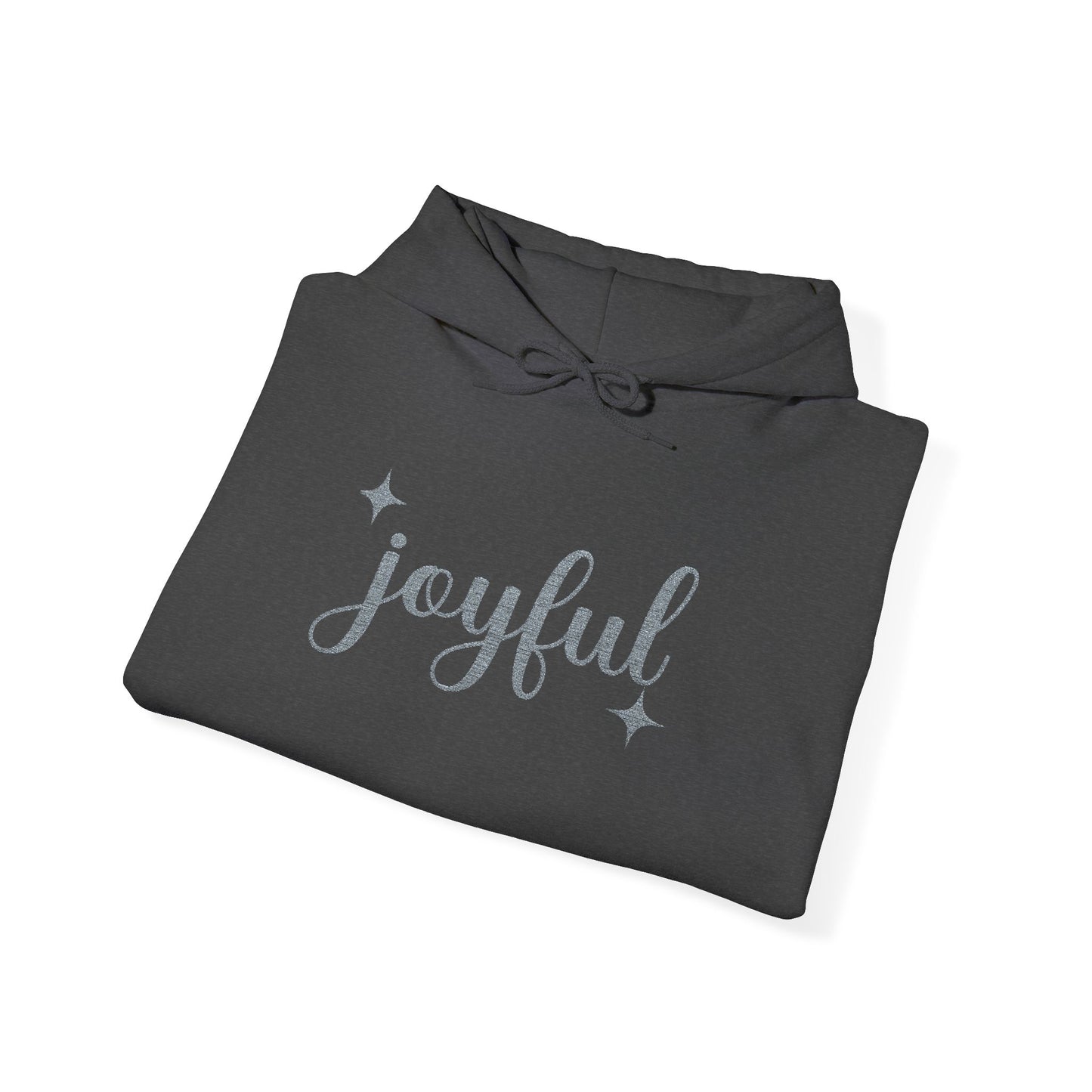 The Joyful Edit1 | Joyful Silver Embroidered Hoodie (multiple colors)