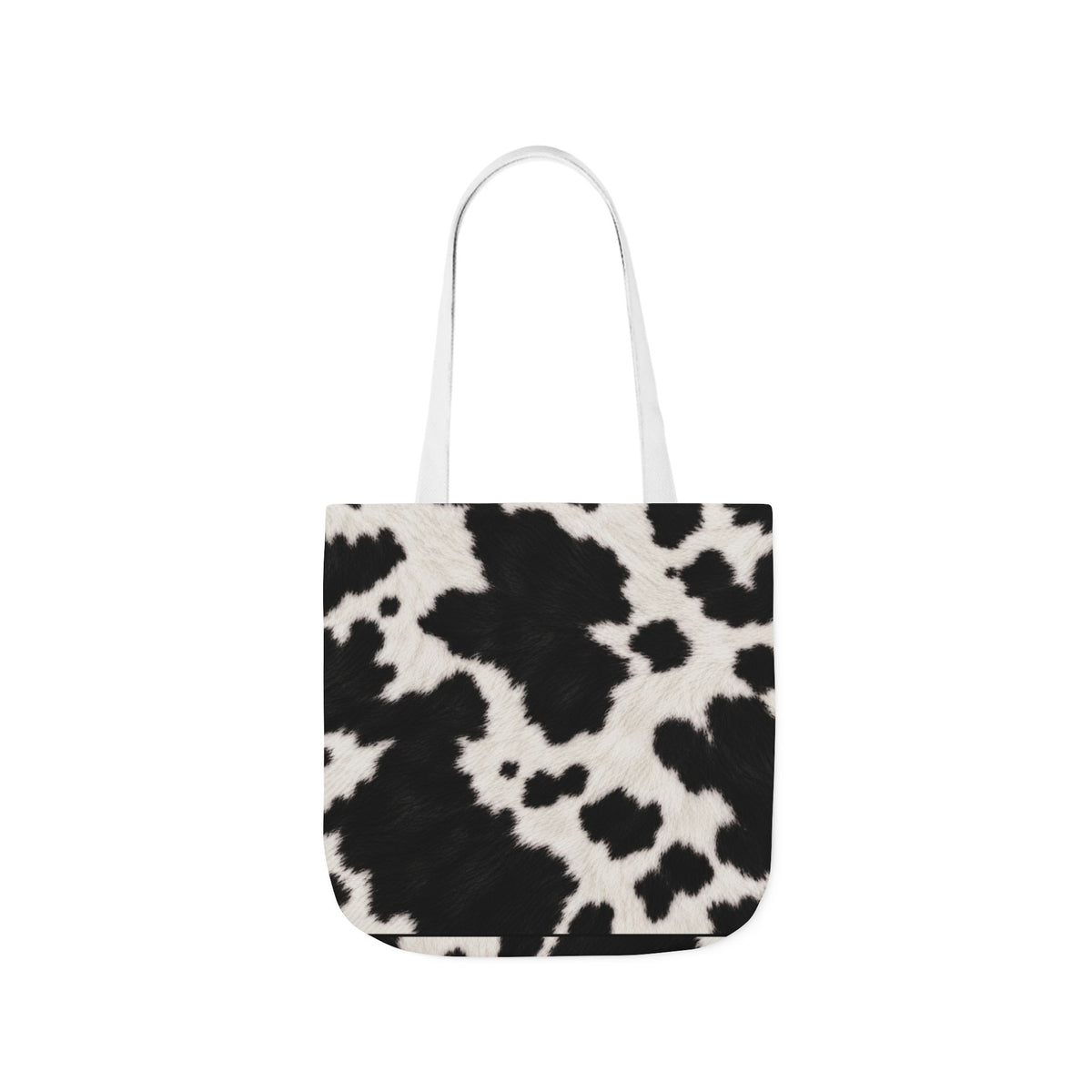 Cow | Black & White Cowhide Canvas Tote Bag (3 sizes)