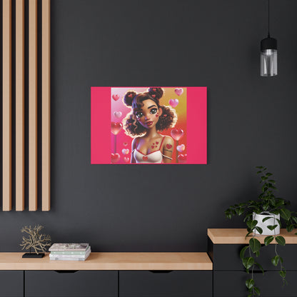 Heartbreaker 2 | Watermelon Matte Canvas Print