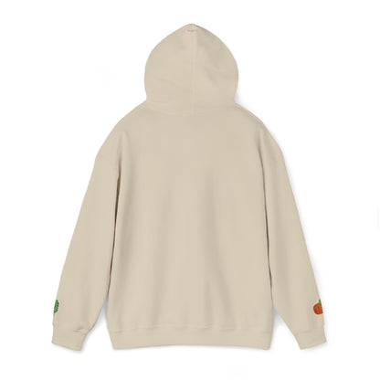 Autumn Harvest 3 | 'Grateful' Light Green Embroidered Fall Hoodie (multiple colors)