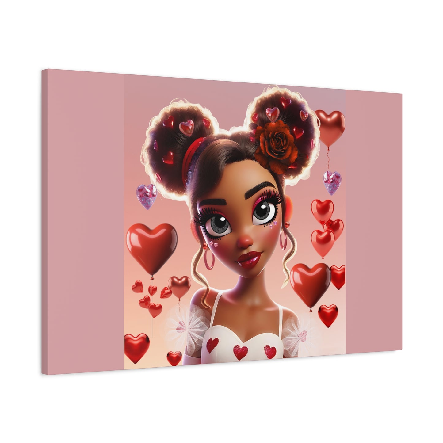 Heartbreaker 3 | Cotton Candy Matte Canvas Print