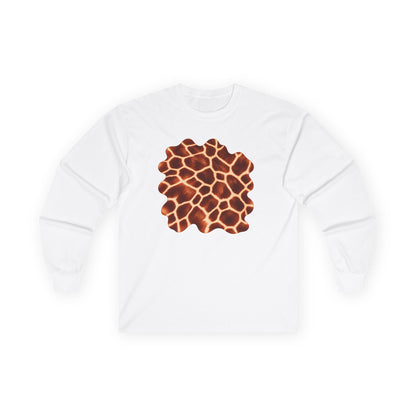 Giraffe | Giraffe Hide Abstract Long Sleeve Tee, multiple colors