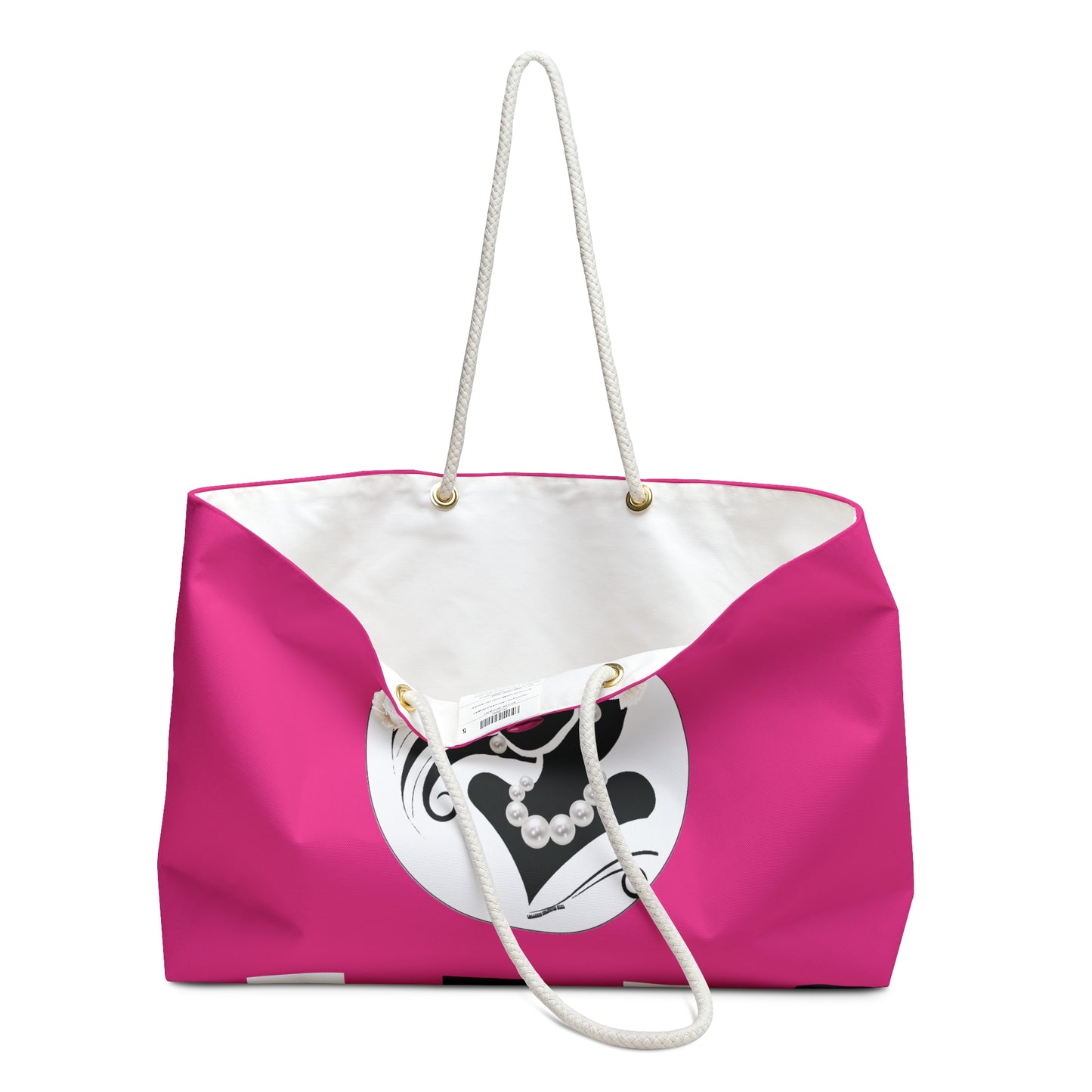 Pearls & Curls6 | Pink - Pink Pout Weekender Bag