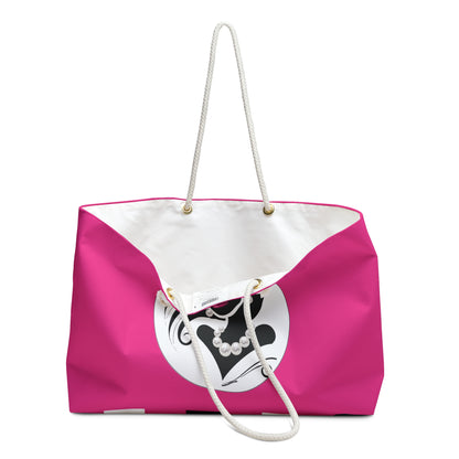Pearls & Curls6 | Pink - Pink Pout Weekender Bag