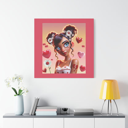 Heartbreaker 1 | Raspberry - Canvas Print, matte (multiple sizes)