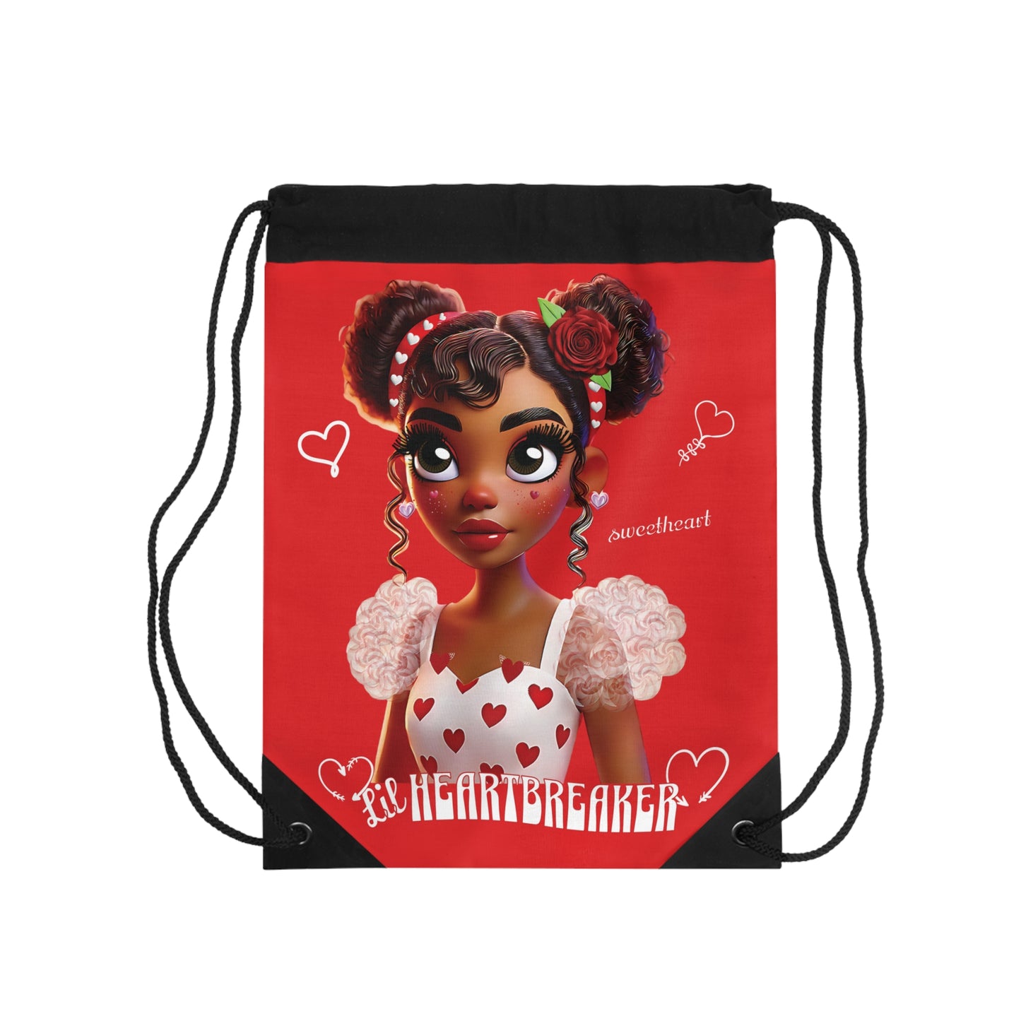 Heartbreaker Girl | Apple - Drawstring Bag