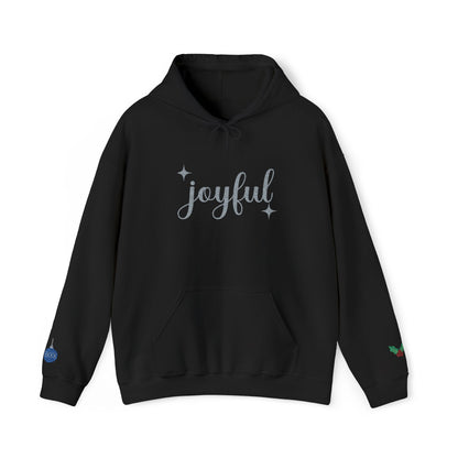 The Joyful Edit1 | Joyful Silver Embroidered Hoodie (multiple colors)