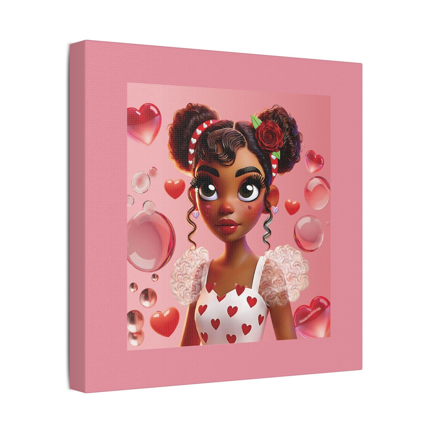 Heartbreaker Girl | Bubblegum - Canvas Print, satin (multiples sizes)