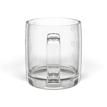 Capricorn | Engraved Glass Coffee Mug, 12.25 oz