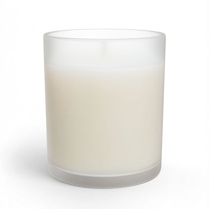 Pearls & Curls | Beach Rose Scented Glass Candle — 11oz (red)