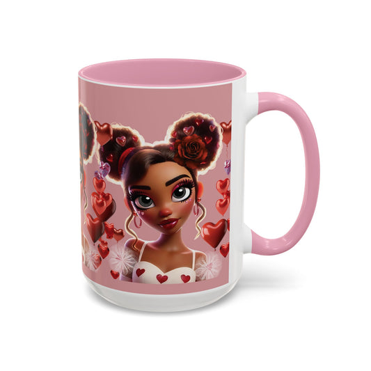 Heartbreaker 3| Cotton Candy - Coffee Mug, two-tone, 15 oz (multiple handle colors)