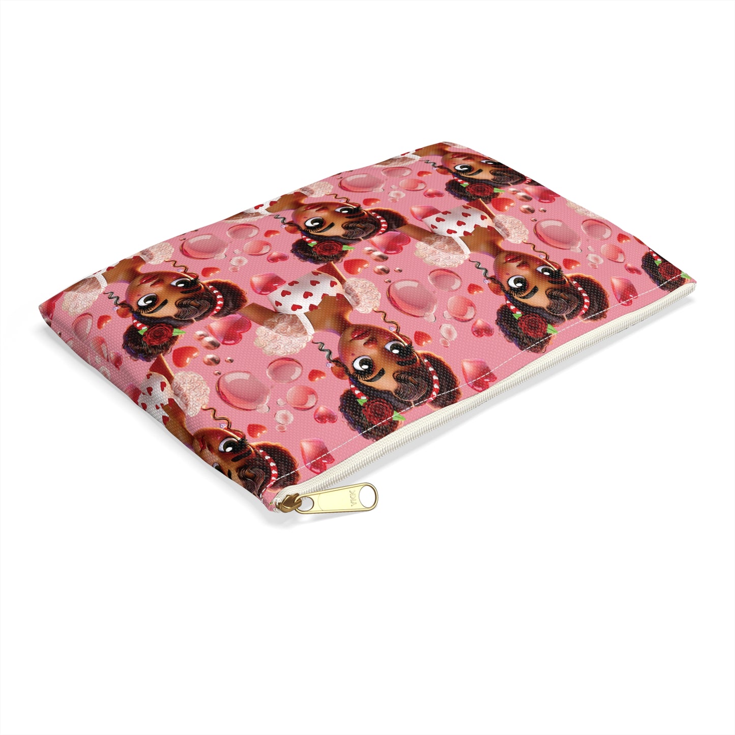 Heartbreaker Girl | Bubblegum - Zipper Accessory Pouch (small/large)