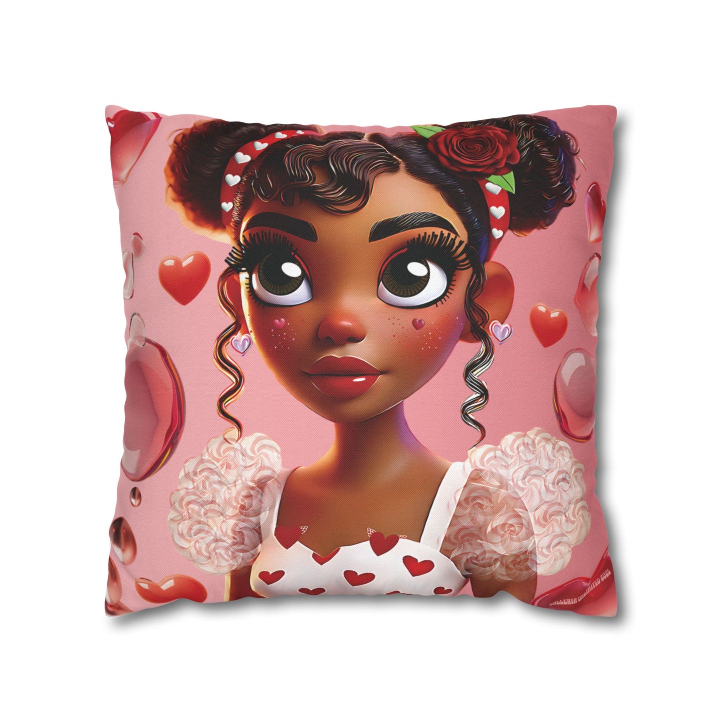 Heartbreaker Girl | Bubblegum - Pillowcase, square (multiple sizes)