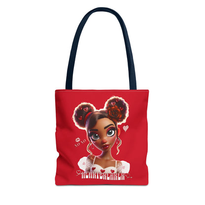 Heartbreaker 3 | Cherry - Tote Bag, two-tone (multiple sizes/handle colors)