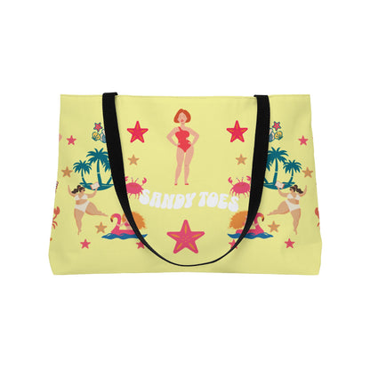 Sandy Toes | Weekender Tote Bag - Pineapple2 (two sides)
