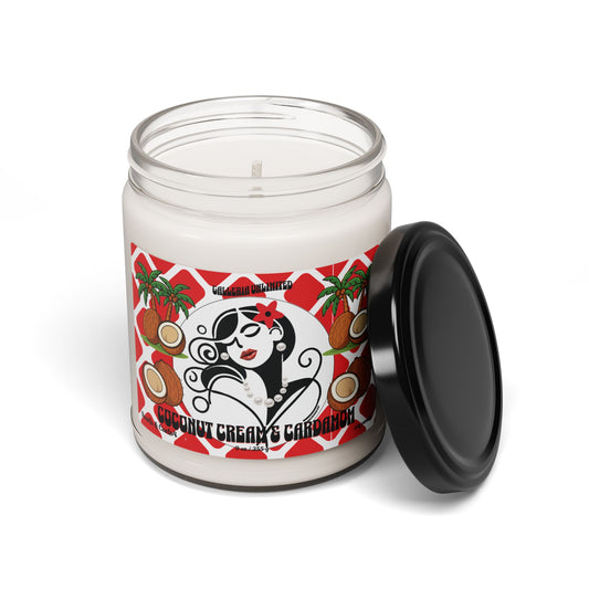 Pearls & Curls4 | Coconut Cream & Cardamom - Soy Candle (9oz)