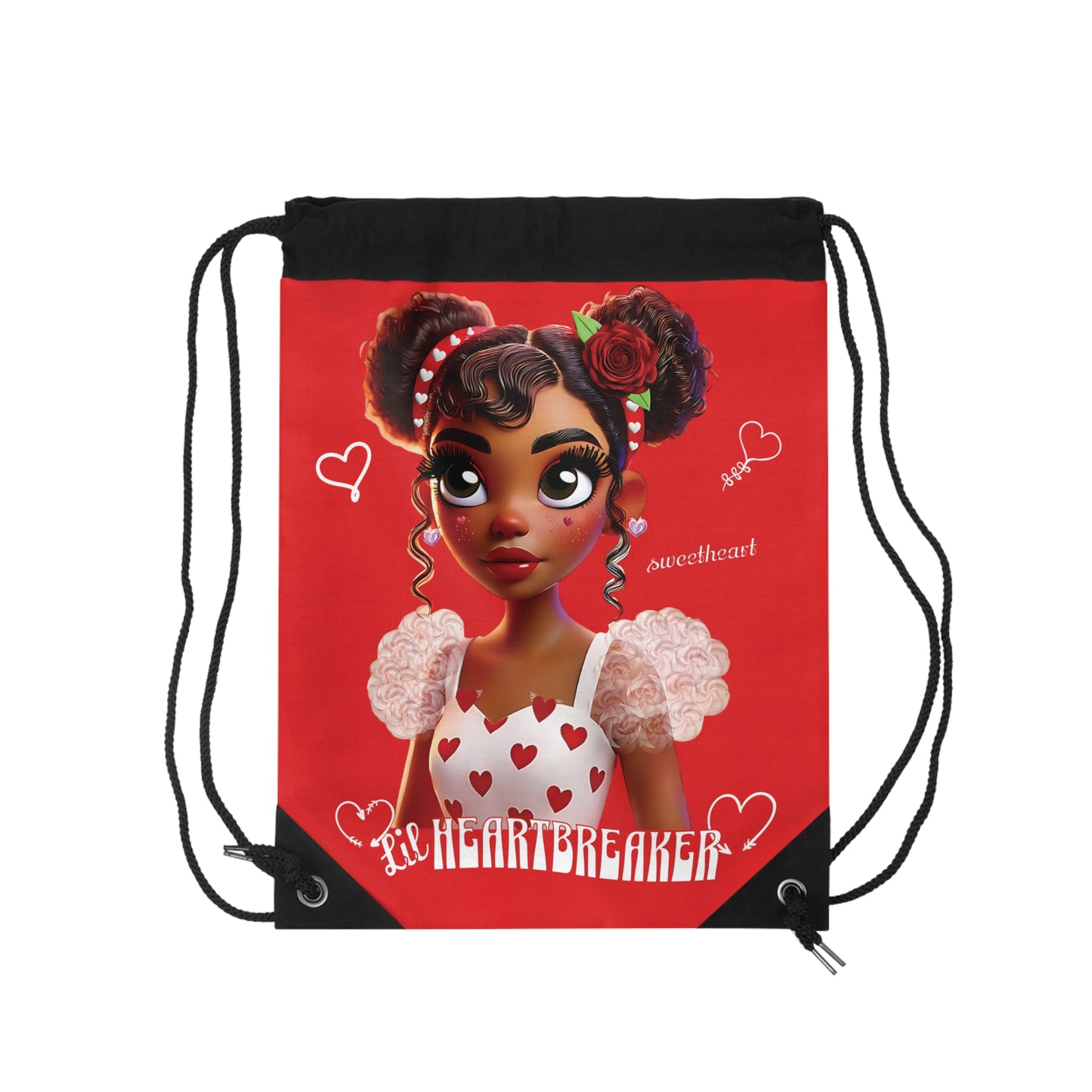 Heartbreaker Girl | Apple - Drawstring Bag