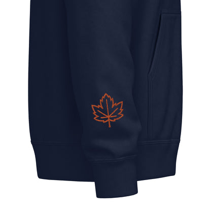 Harvest Haze | 'Cozy Season' Embroidered Zip Hoodie (multiple colors)