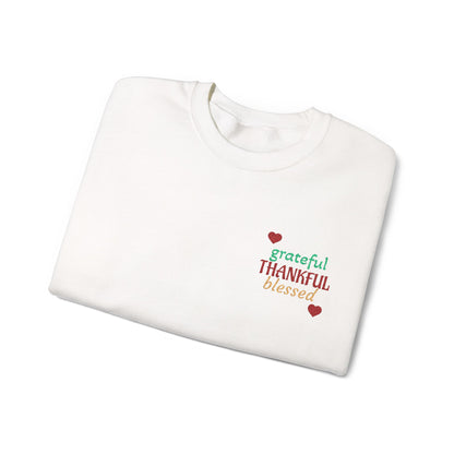 Harvest Haze 2 | Grateful, THANKFUL, Blessed Fall Crewneck Sweatshirt light colors)