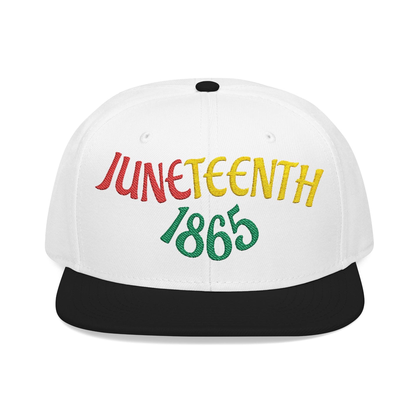 Juneteenth | Embroidered Snapback Hat (black or white)