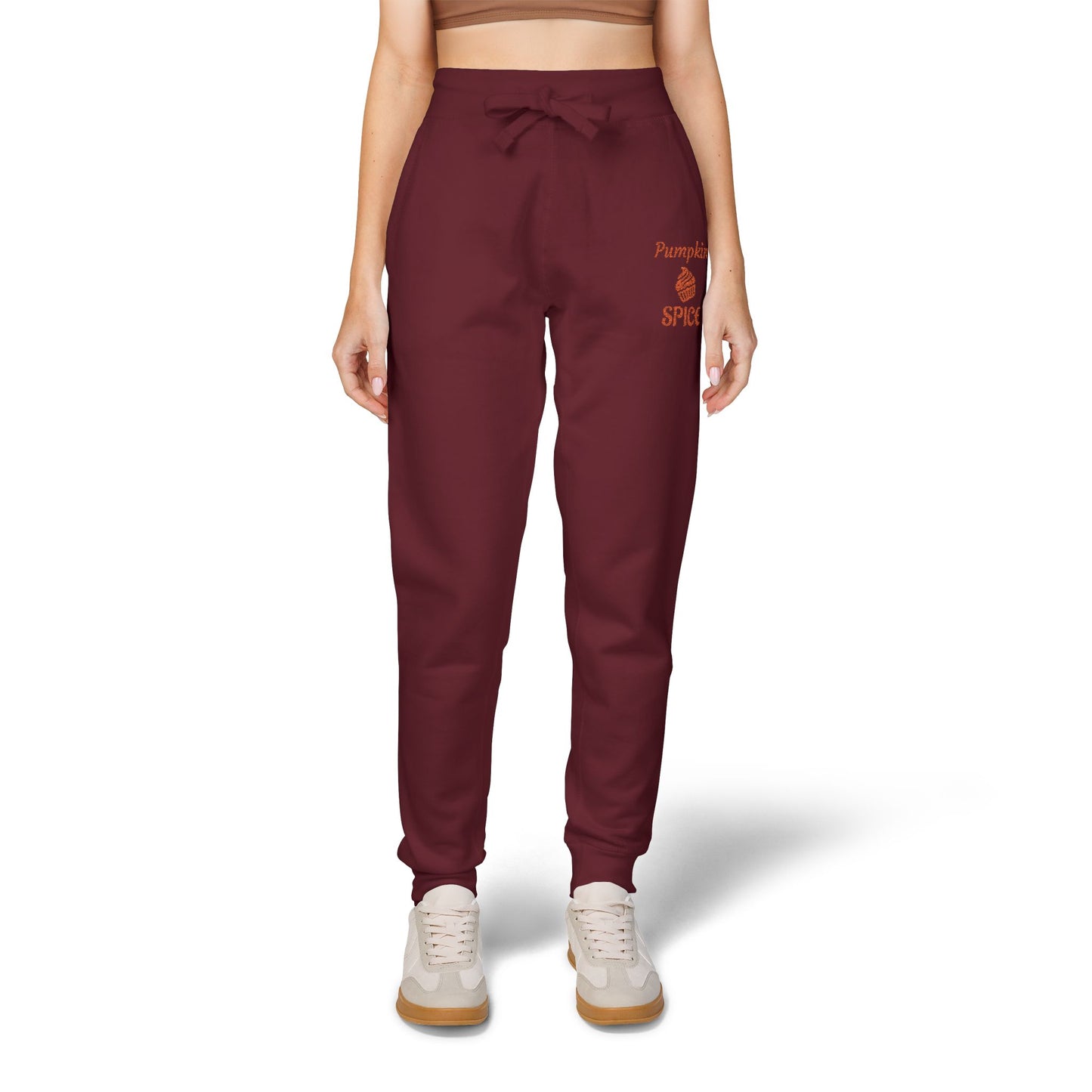 Harvest Haze | "Pumpkin Spice" Embroidered Sweatpants